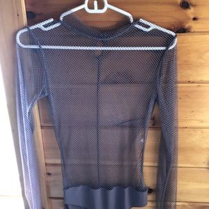 Adore Me lavender purple mesh body suit